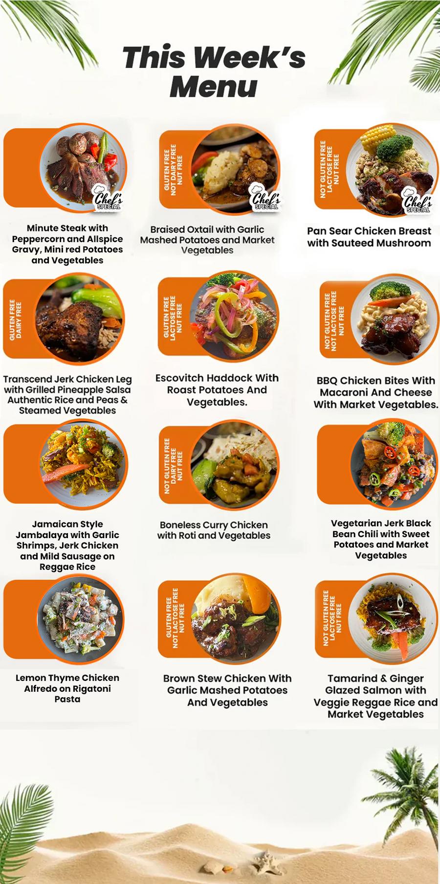 Mix & Match - 6 Meal Plan – TranscendMeals