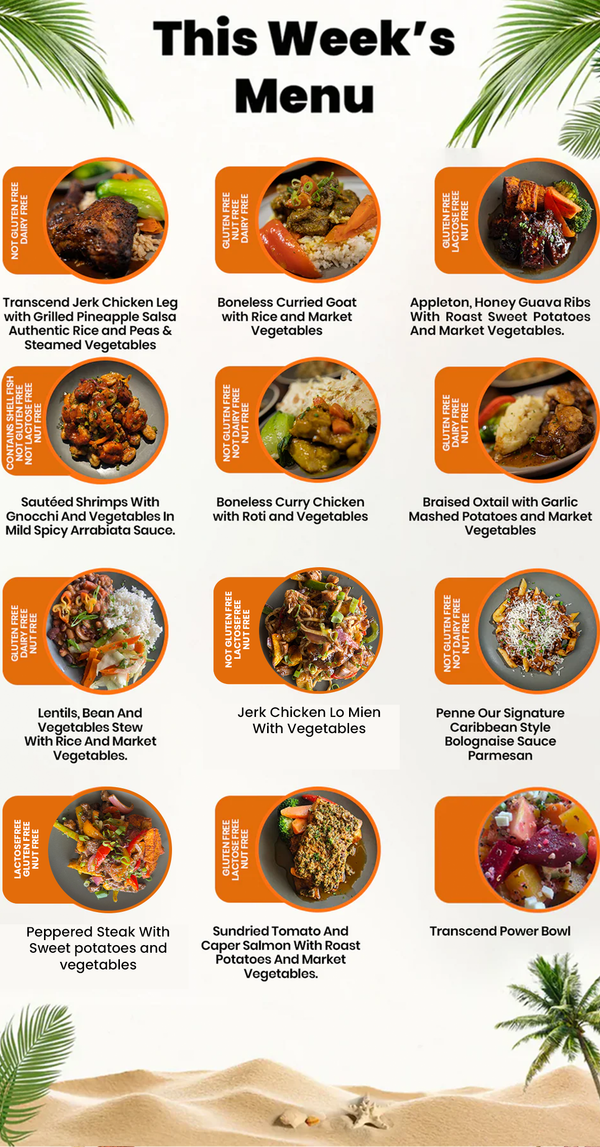 Caribbean Meal Prep GTA | 3 MEAL TRIAL PLAN