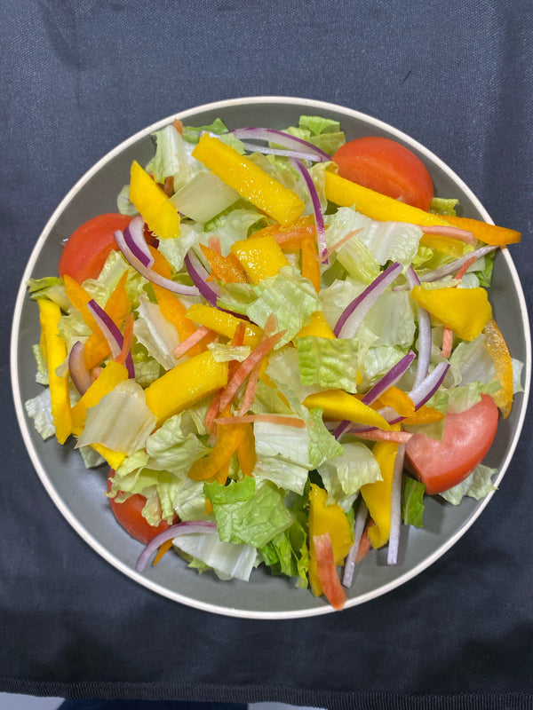 Mango Garden Salad with Lime and Sweet Onions Dressing