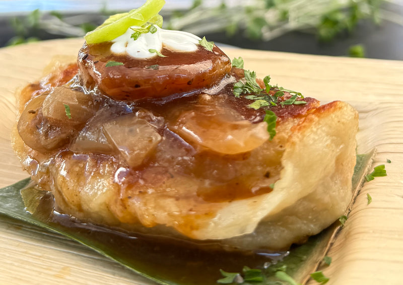 Jerk Chicken Pierogies